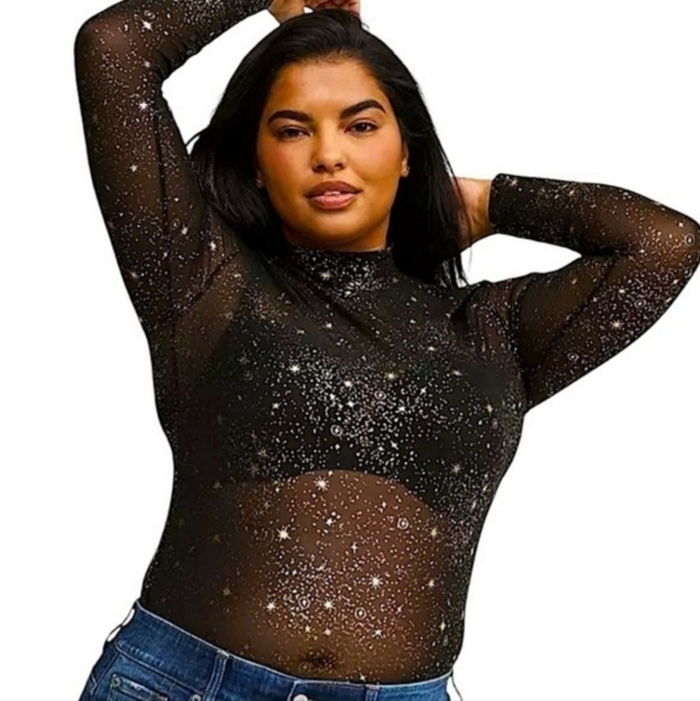 Torrid Celestial Mesh Top and Matching Leggings